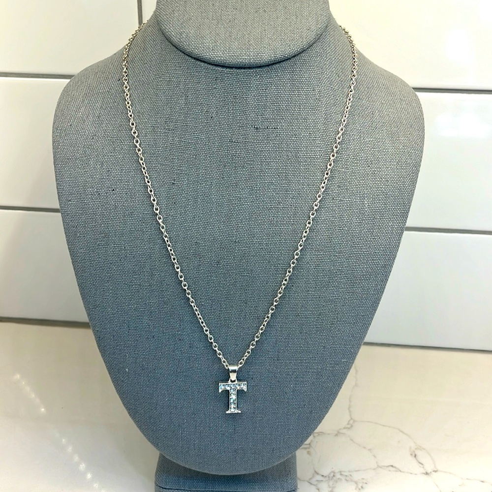 Initial “T” Necklace